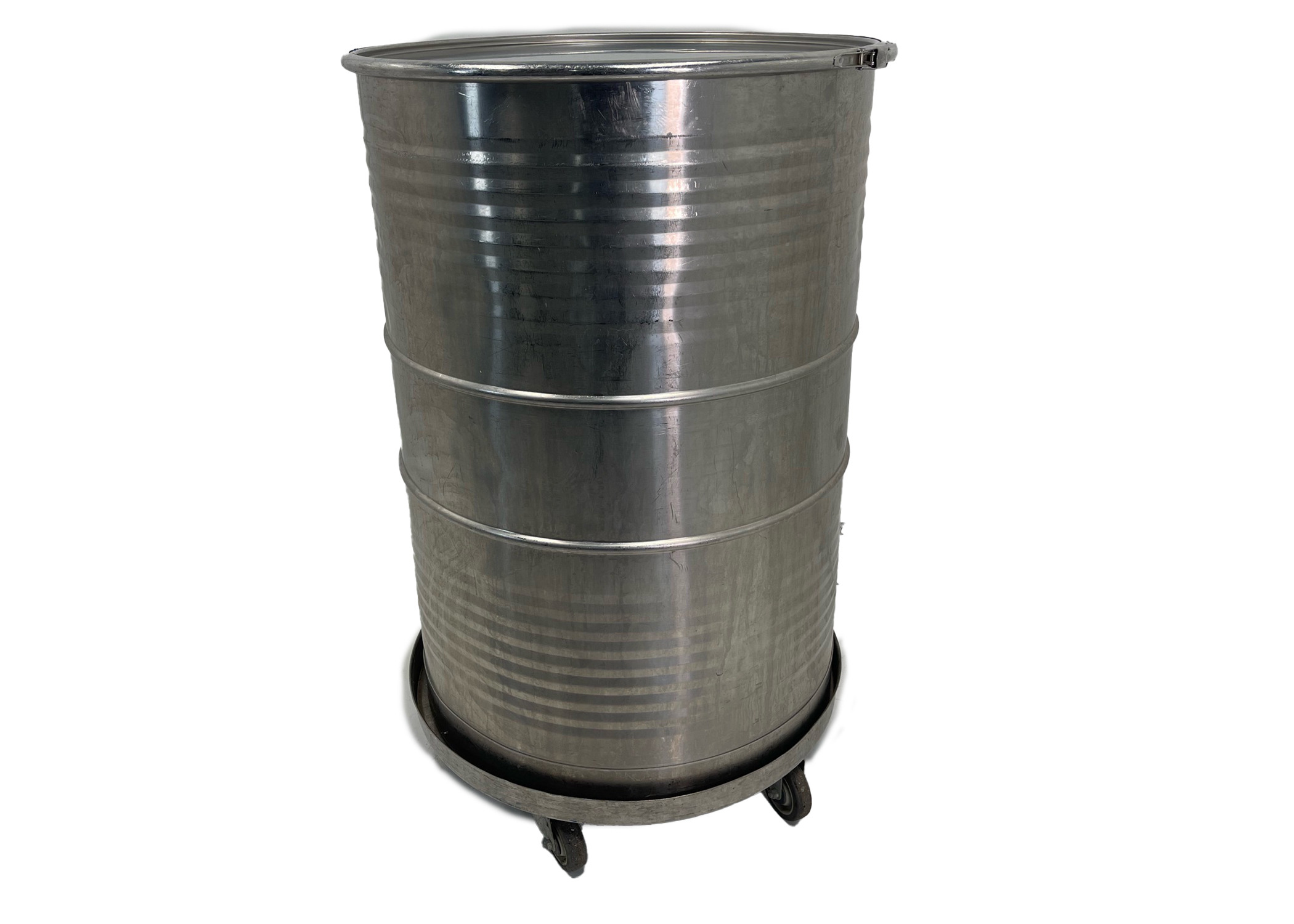 Stainless Steel Drum W/ Dolly 120 gallon Questions & Answers