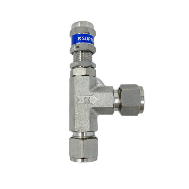 Superlok Inline Relief Valve, 1/2" O.D. Tube, Angle Pattern, Low Pressure, 300psi, 10 to 250psi adjustable range, 316SS - SS-RL4S8 Questions & Answers