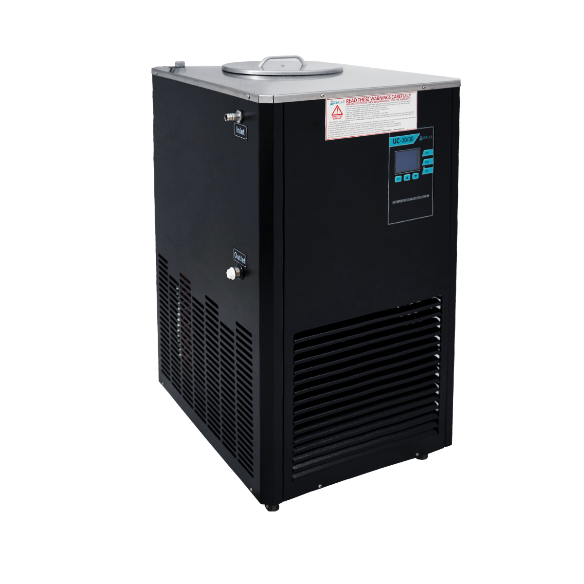 Are there 3d Models for the USA Lab -30Â°C 30L Recirculating Chiller UC-30/30 30L/Min. or detail drawings. We'll need connection locations for our lab layout as well as physical dimensions