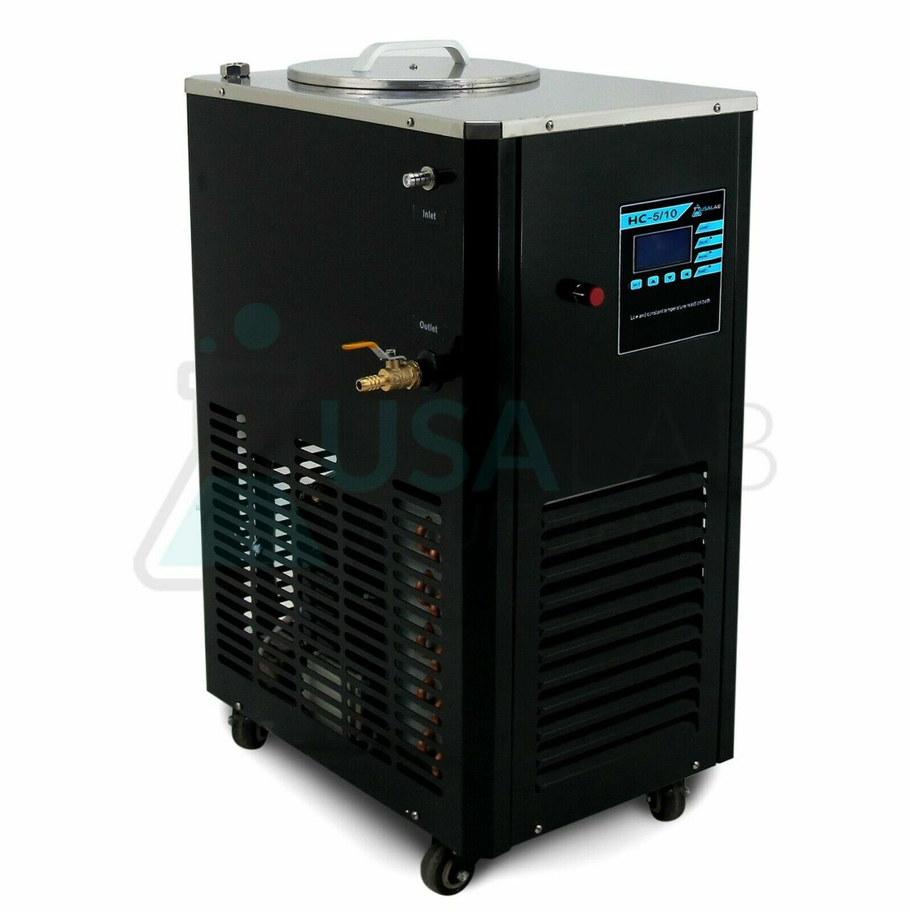 What are the power requirements for the HC-5/10 Heater Chiller?