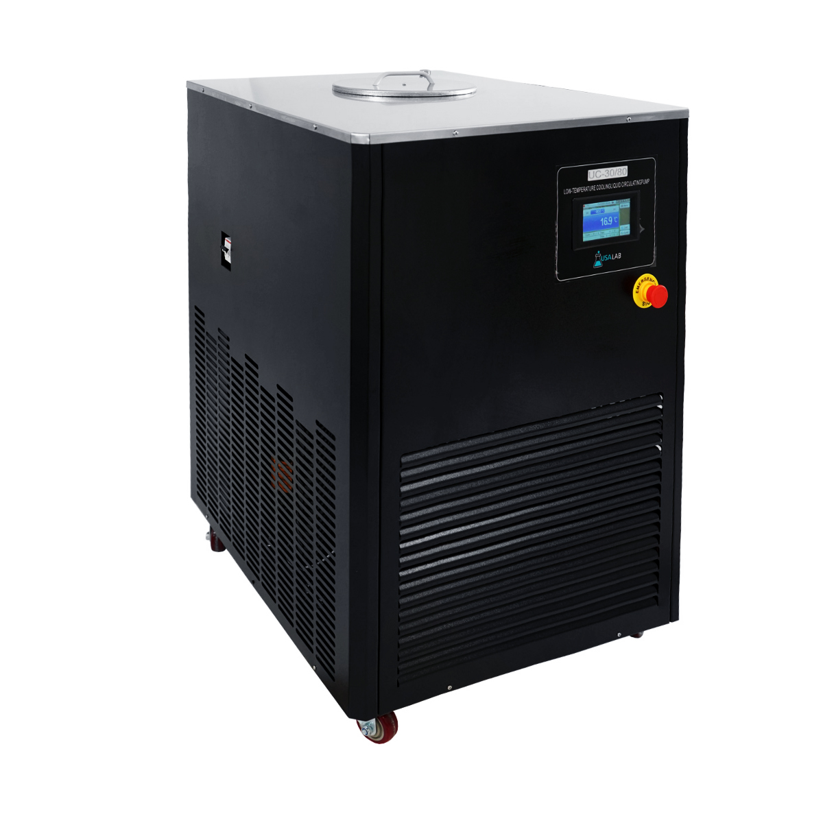 USA Lab -80°C 30L Recirculating Chiller UC-30/80 30L/Min With Touchscreen PLC Questions & Answers