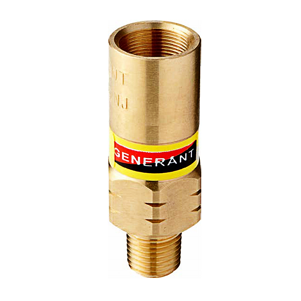 May I install a muffler at the exhaust? What is the thread size of in the inside of the output?