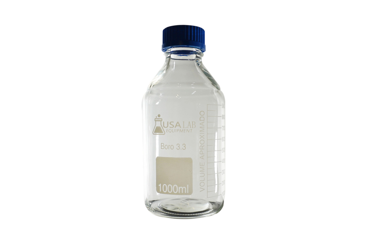 USA Lab Glass Media Storage Bottles Borosilicate 3.3 with GL45 Screw Cap 100ML, 250ML, 500ML, 1L, 2L, 5L, 10L Questions & Answers