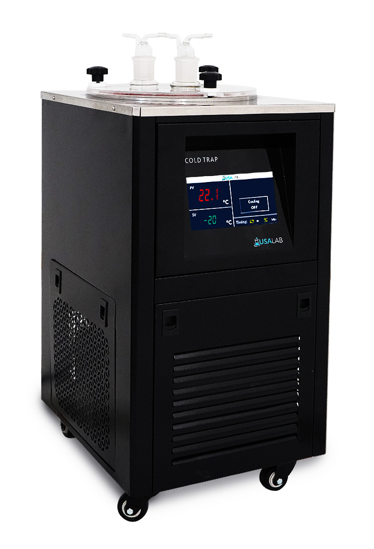 USA Lab ChillTrap™ Mechanical Cold Trap Bath -30ºC w/ Glass or KF25 Insert Questions & Answers