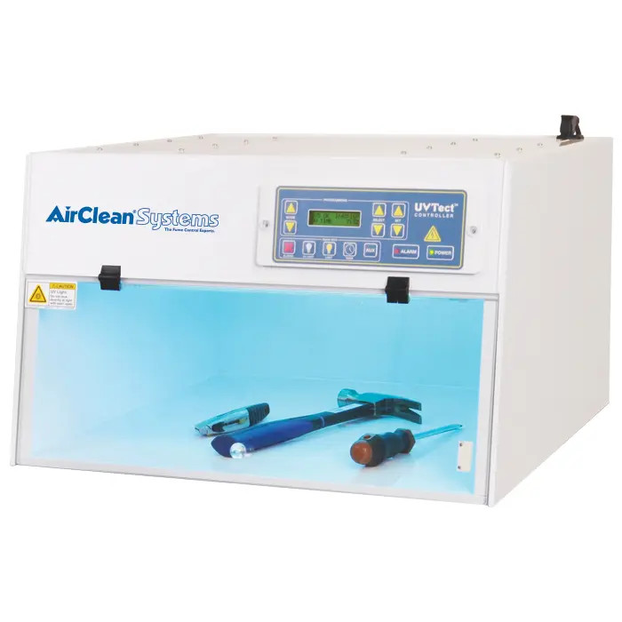 AirClean Systems Shortwave UV Light Box for Surface Decontamination Questions & Answers