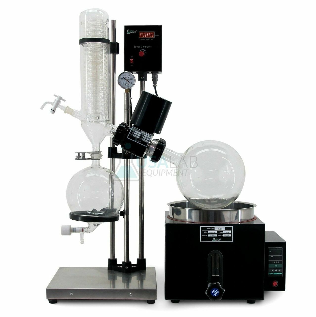 New 110V 5L Rotary Evaporator Rotovap RE-501 - 180°C - 1 Year Warranty Questions & Answers