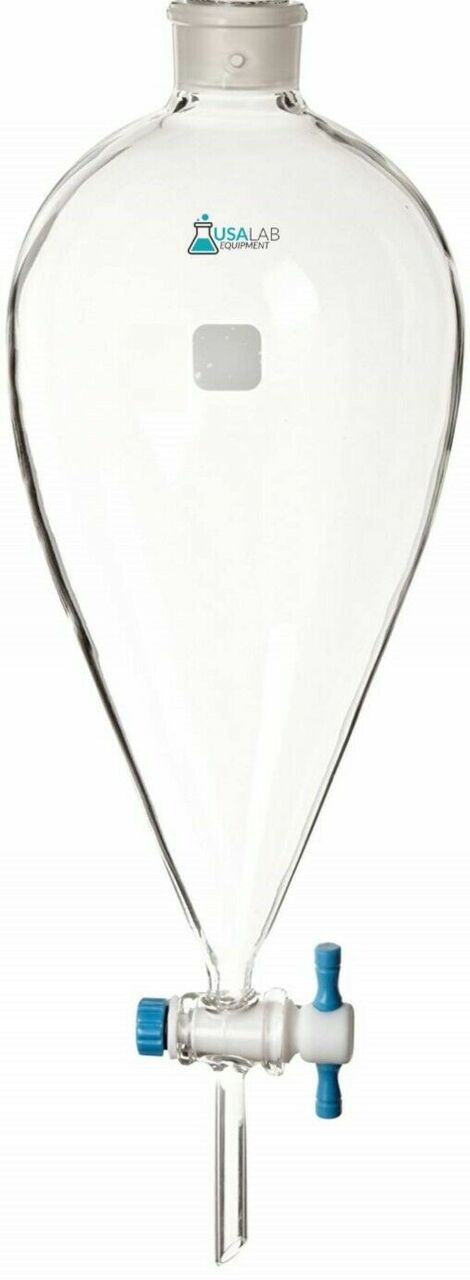 USA Lab Separatory Funnel with PTFE Valve - Various Options 1L / 2L / 5L Questions & Answers