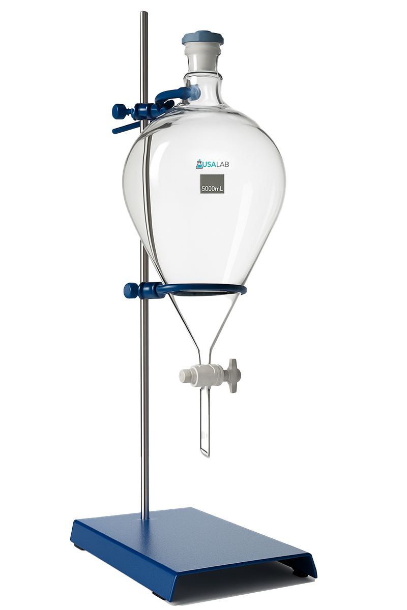 USA Lab Separatory Funnel with PTFE Valve - Various Options 1L / 2L / 5L Questions & Answers