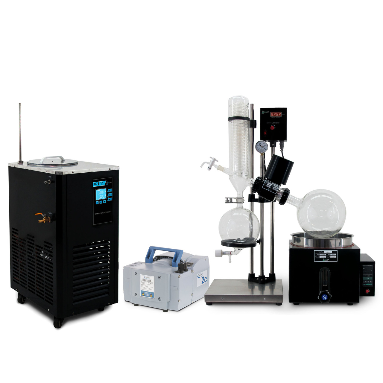 Does the USA Lab 5L Rotary Evaporator Turnkey Rotovap RE-501 w/ Vacuubrand MZ 2C NT comes with everything in the picture for the listed price? Thank you,