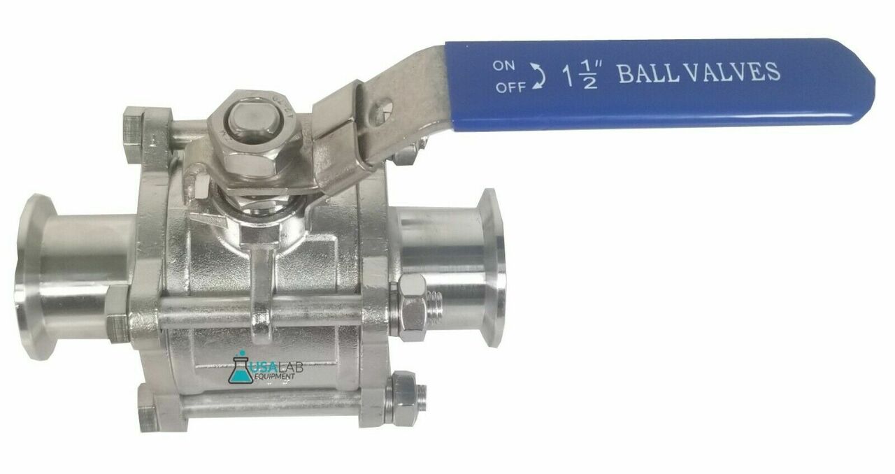 1.5" Tri-Clamp Ball Valve Sanitary Stainless 304 - 1000PSI Questions & Answers