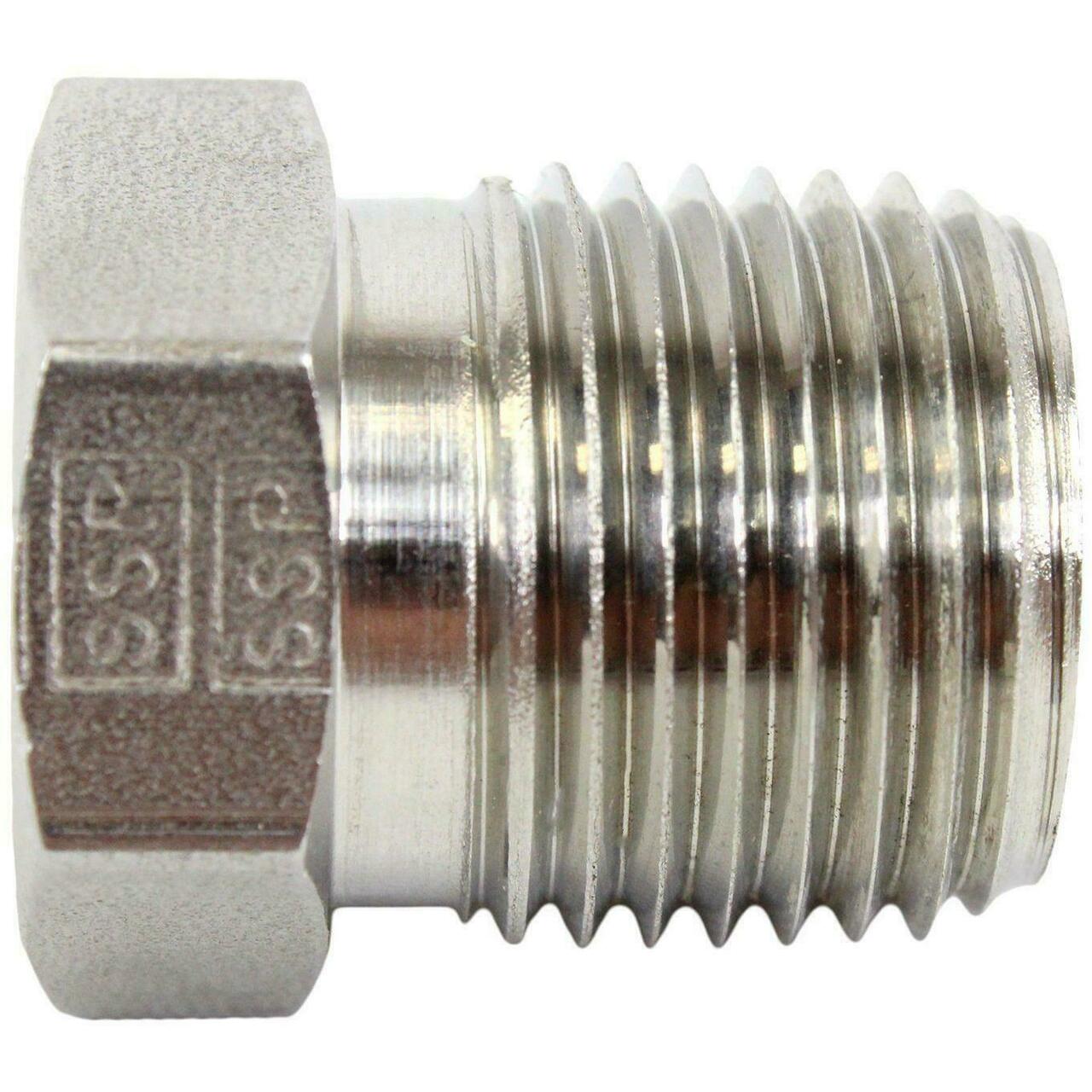 Do you have a stainless steel 1/2 inch plug with fine threads for my dinghy drain outlet?