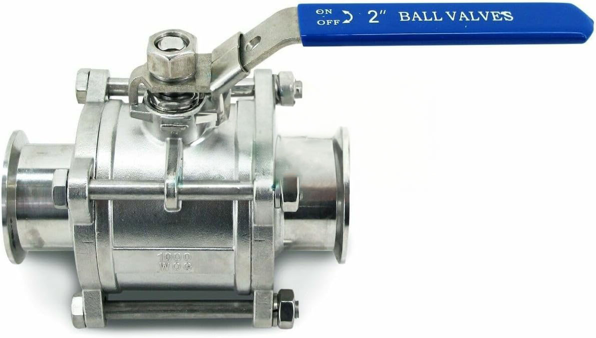 2" Tri-Clamp Ball Valve Sanitary Stainless 304 - 1000PSI Questions & Answers