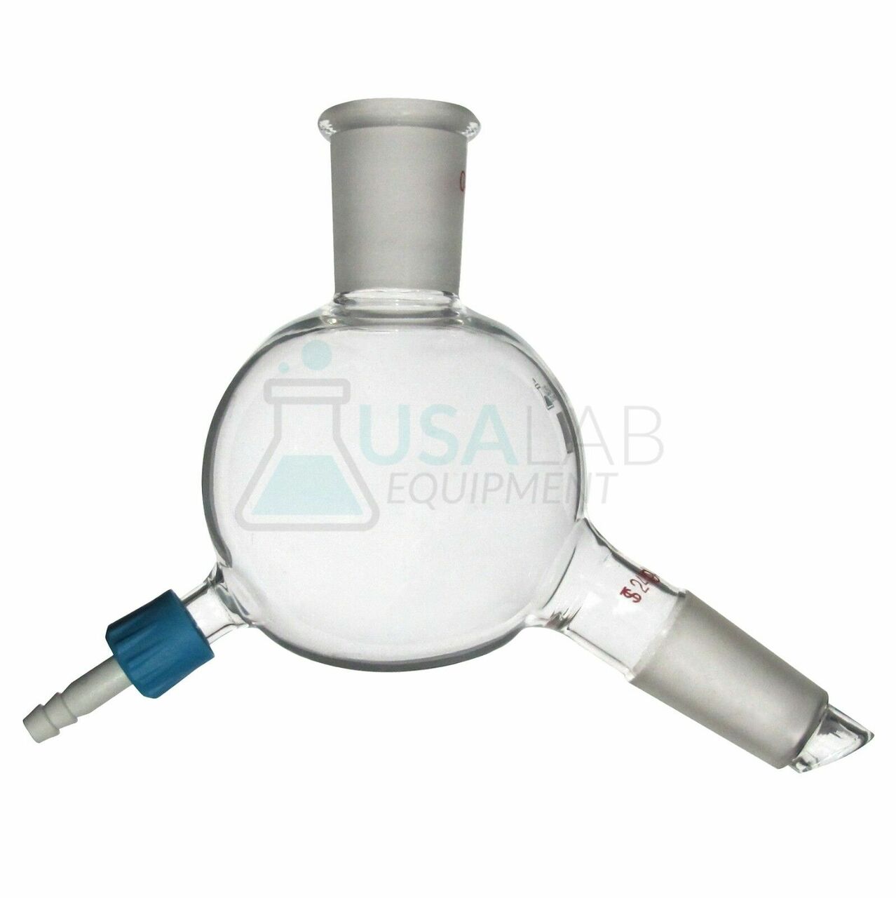 USA Lab 24/40 250mL Short Path Distillation Single Cow Receiver Adapter - 135° Questions & Answers